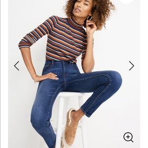 Madewell 10" High-Rise Skinny Jeans in Tarren Wash